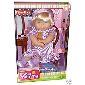 Little Mommy Sweet As Me Night Night Sleep Tight Doll