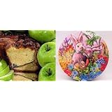 Granny Smith Apple 10" Coffee Cake Easter Gift Tin by Boba Tea Direct