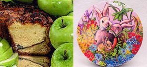 Granny Smith Apple 8 Coffee Cake (Easter Gift Tin) by Coffee Cake