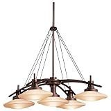 Structures Bronze 30 1/2 Wide 5-Light Chandelier