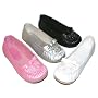 Girls Sparkling Sequin Beaded Bow Flats Shoes