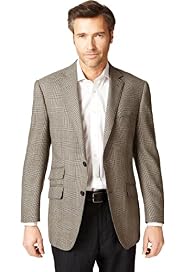 Sartorial Luxury Pure Wool Prince of Wales Checked Jacket