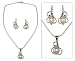 Pearl jewelry set, 'Purity' 16 L