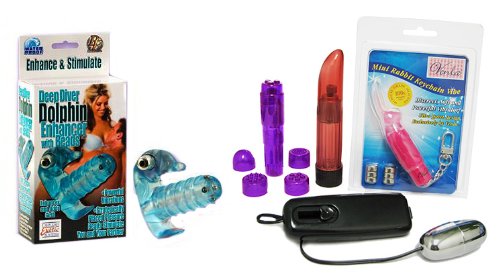 Deep Diver Dolphin Enhancer With Beads Bundle - Adult Toy Sex Kit