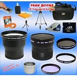 Professional Tokina 3x Telephoto & 0.22X Ultra Fisheye Wide Angle Lens + 1GB xD MEGA Kit for Fuji E550 E900