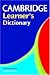 Book Cambridge Learner's Dictionary