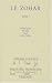 Le Zohar, tome 1