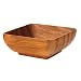Pacific Merchants Acaciaware 6- by 6- by 3-Inch Acacia Wood Square Bowl