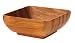 Pacific Merchants Acaciaware Square Bowl with Base, Made of Acadia Hardwood