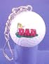 # 1 Dad Golf Ball Key Chain