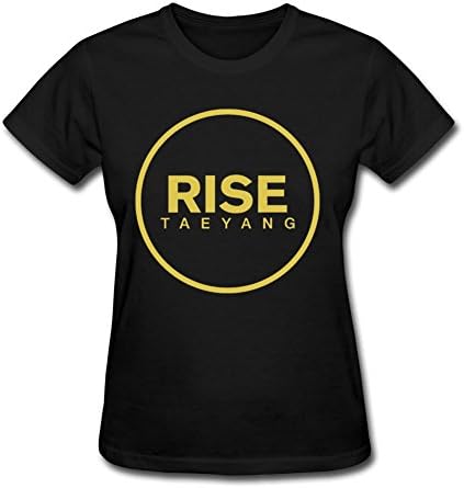 Personalized Medium O Neck Slim Fit Rise - Bigbang Taeyang - Yellow Style Women T Shirts