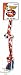 Pet Supplies : Mammoth Flossy Chew Large Clear 3 Knot Tug