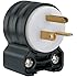 Pass & Seymour PS5466SSANCC4 Straight Blade Angled Plug Three Wire 20-Amp 250-volt Easy Install