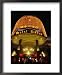 Hotel Lisboa Casino Entrance Lit Up at Night, Macau, China Styles Framed Art Poster Print by Lawrence Worcester, 18x22