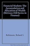 Financial markets : the accumulation and allocation of wealth