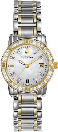 Bulova Women's 98R107 Diamond Accented Calendar Watch