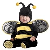 Lil Characters Infant Bee Costume, Black/Yellow
