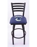 Vancouver Canucks Single-Ring Swivel Bar Stool w/ Back