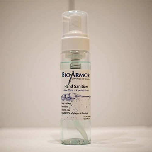 Best Alcohol Free Hand Sanitizer with Aloe Vera.8 oz. 210 ml Kills 99.99% Germs and Bacteria