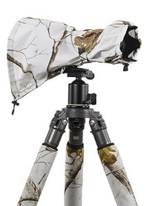 LensCoat LCRSMSN RainCoat RS for Camera and Lens, Medium (Realtree AP Snow)