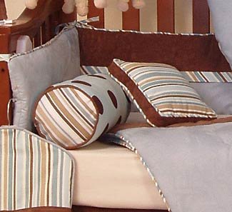 Baby Boy Brown Gusset Decorative Pillow by Banana Fish product image