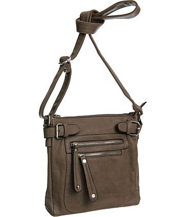 Three-Pocket Tabs Crossbody Swingpouch