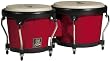 Latin Percussion LPA601 Aspire Wood Bongos, Red Wood Finish