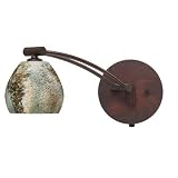 Besa Lighting Tay Tay Granite Bronze 12V Swing Arm Wall Sconce