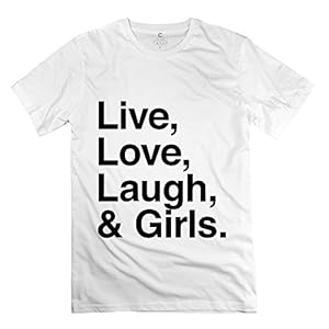 Cool Live Love Laugh Girls Men's T Shirt - O-neck T Shirt