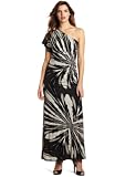 Suzi Chin Women's One Shoulder Maxi Dress