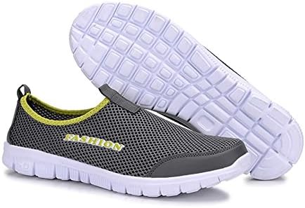 Adult Breathable Running Sport Shoes,Beach Aqua,Outdoor,Athletic,Slip on Water Shoes Soft Bottom For Men Dark Grey 44