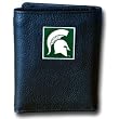 Michigan State Spartans Executive Leather Trifold Wallet - NCAA College Athletics Fan Shop Sports Team Merchandise