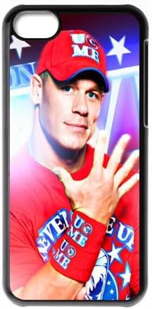 Apple iPhone 5C Hard Plastic Case Sports WWE & raw john cena image Logo
