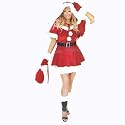 Sexy santa Baby Doll, Fancy dress, Sexy santa suit-xmas