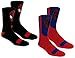 Marvel Spiderman Mens Athletic Performance Crew Socks 2 Pair Pack