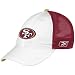 Reebok San Francisco 49ers White 2008 Preseason Coaches Adjustable Mesh Hat