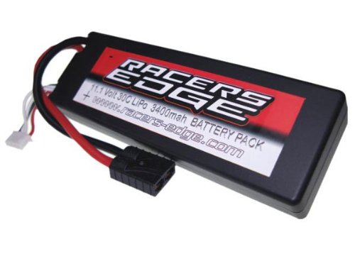 Racer's Edge 3400mAh, 30C, 11.1V LiPo Battery Pack with TRX Plug