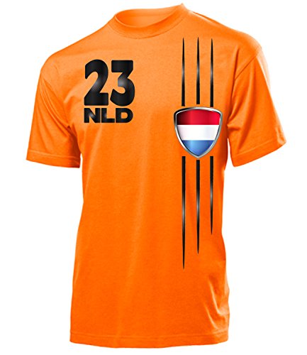 FUSSBALL – NIEDERLANDE FANSHIRT 3299(H-ORA) Gr. S