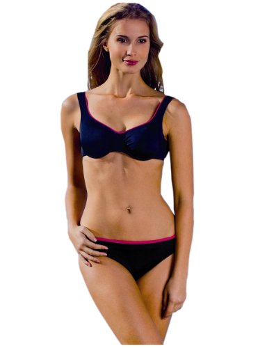 Fashy Damen Bademode Bikini, schwarz, 44 Preisvergleich