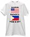 BORN AMERICA USA ROOTS IN PHILIPPINES COUNTRY MANILA CHOSEN LAND PRIDE FLAG T SHIRT