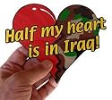 Half My Heart Is in Iraq Magnet (2-pack)