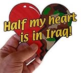 Half My Heart Is in Iraq Magnet (2-pack)