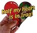 Half My Heart Is in Iraq Magnet (2-pack)