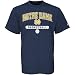 Apparel : Russell Notre Dame Fighting Irish Navy Blue Basketball T-shirt