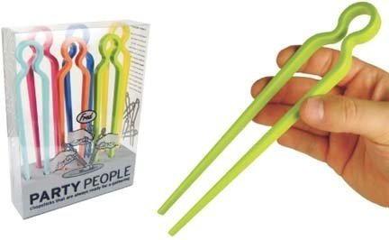 Fred Party People Chopsticks/Utensils, Set of 6