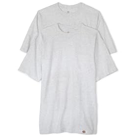 Buy Dickies Mens 2-Pack Short Sleeve Pocket T-Shirts, Ash Gray, Large by Dickies