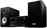 Onkyo CS435UK-BLACK CD DAB FM AM Micro Hifi System with Speakers and iPod Dock in Black
