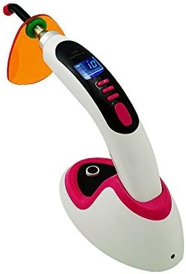 SiriusJoy 5W CL6 Dental Wireless Cordless LED Dental Curing Light Lamp1400MW With Teeth Whitening Accelerator (Rose)