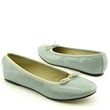 Steve Madden Rudin Gray Ballet Flats Womens 38 EU