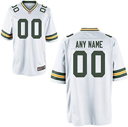 DIYZE Men Green Bay Packers Custom Game White Color Greg Jennings Man Jersey Size XL